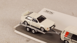 VW T3c AUDI Sport With Trailer, 1:87