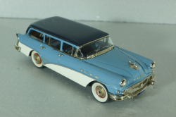 Buick Century Estate Wagon 1956, blue/white, NR22, Conquest Models 1:43