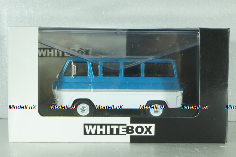 Ford Econoline 1964, blue/white, WB284, WhiteBox 1:43
