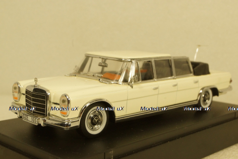 Mercedes 600 W100 Landaulet 1965 white, Vitesse 1:43
