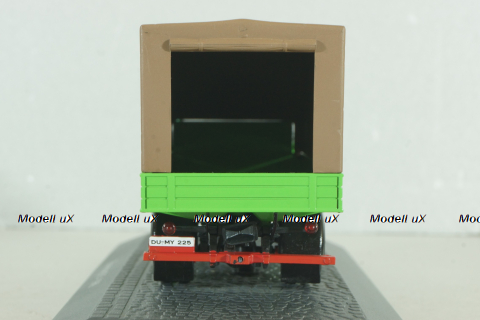 Hanomag F55 tuck with canvas top 1969, green, Atlas 1:43 