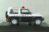 Mitsubishi Pajero II Police Japan 1988, white/black, ADPOLC044, Cararama 1:43