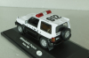 Mitsubishi Pajero II Police Japan 1988, white/black, ADPOLC044, Cararama 1:43