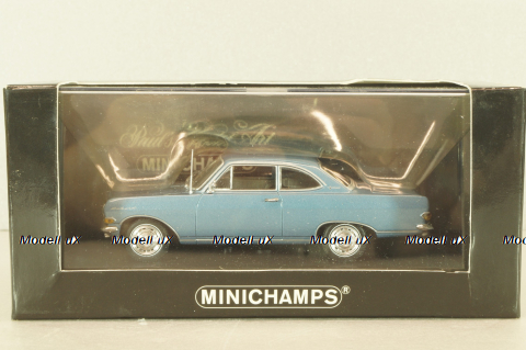 Opel Record Coupe, blue, 400041020, Minichamps 1:43