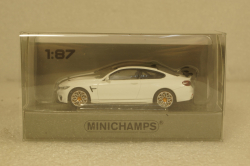 BMW M4 GTS 2016 white, 870027105,  Minichamps 1:87