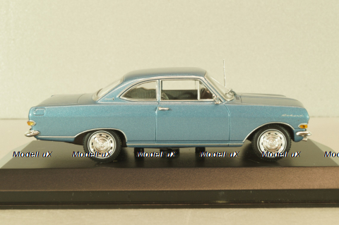 Opel Record Coupe, blue, 400041020, Minichamps 1:43