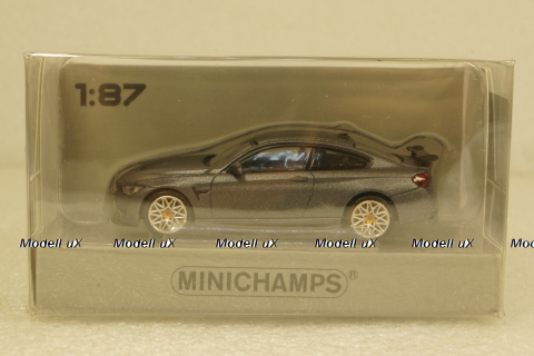 BMW M4 GTS 2016 matt grey, 870027100,  Minichamps 1:87