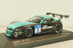 BMW Z4 GT3 #18 ADAC 24h Nurburgring 2012, black/green, 437122918, Minichamps 1:43
