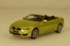 BMW M4 Cabrio 2015 yellow, 870027234,  Minichamps 1:87