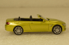 BMW M4 Cabrio 2015 yellow, 870027234,  Minichamps 1:87