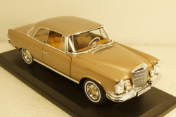 Mercedes 250 SE Coupe 1969 Gold, 183759, Norev 1:18