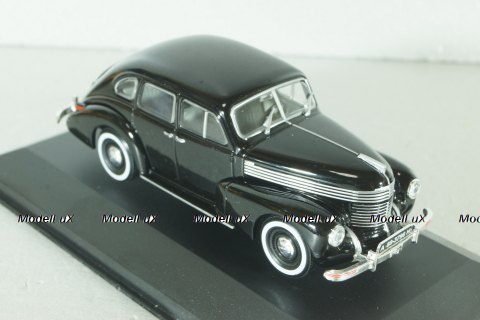 Opel Kapitan P2,6, black 1938, 179639, WhiteBox 1:43