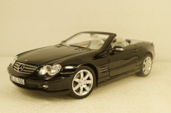 Mercedes SL500 2003 Black, 183840, Norev 1:18