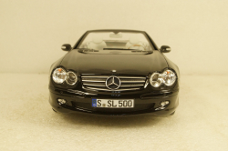 Mercedes SL500 2003 Black, 183840, Norev 1:18