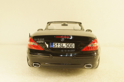 Mercedes SL500 2003 Black, 183840, Norev 1:18
