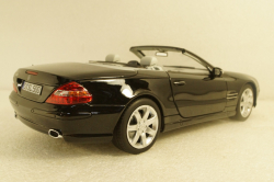 Mercedes SL500 2003 Black, 183840, Norev 1:18