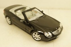 Mercedes SL500 2003 Black, 183840, Norev 1:18