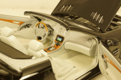 Mercedes SL500 2003 Black, 183840, Norev 1:18