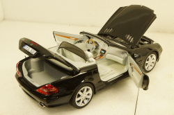 Mercedes SL500 2003 Black, 183840, Norev 1:18