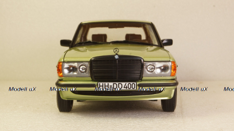 Mercedes 200 AMG W123 1984 green met., 183795, Norev 1:18