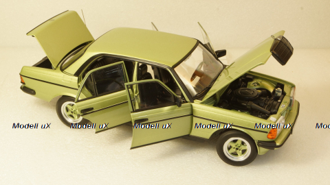 Mercedes 200 AMG W123 1984 green met., 183795, Norev 1:18