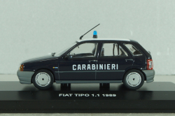 Fiat Tipo 1.1 Carabinieri, Police 1989, dark blue,  803321, Edison Giocattoli 1:43