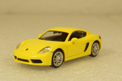 Porsche 718 Cayman 2016 yellow, 870065224, Minichamps 1:87