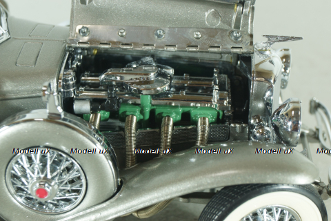 Duesenberg SJ Twenty Grand 1933, silver, Franklin Mint 1:24