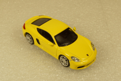 Porsche 718 Cayman 2016 yellow, 870065224, Minichamps 1:87