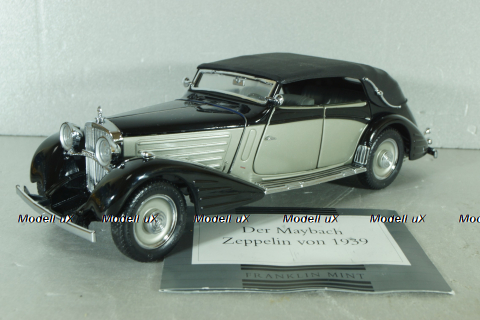 Maybach Zeppelin 1939, black/grey, Franklin Mint 1:24