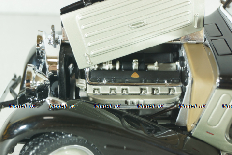 Maybach Zeppelin 1939, black/grey, Franklin Mint 1:24