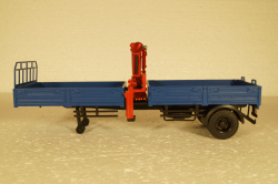  Полуприцеп с манипулятором, Ручная работа 1:43