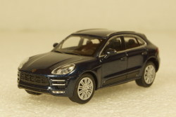 Porsche Macan Turbo 2013 Blue metallic, 870067004,  Minichamps 1:87