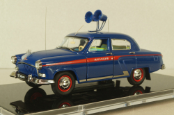 ГАЗ-21Г Волга Милиция, ОРУД 1958, синяя, V43 (MTC) 1:43