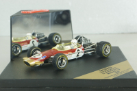 Lotus Ford 49 #2 D.Attwood, Monaco GP  1969, red, Formula 1, QFC99029, Quartzo 1:43