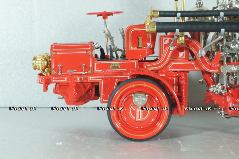 Christie front-wheel drive steam automobile from 1912, red, Franklin Mint 1:24
