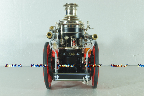 Christie front-wheel drive steam automobile from 1912, red, Franklin Mint 1:24