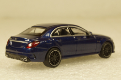 Mercedes AMG S63 Limousine Blue, 870038104, Minichamps 1:87