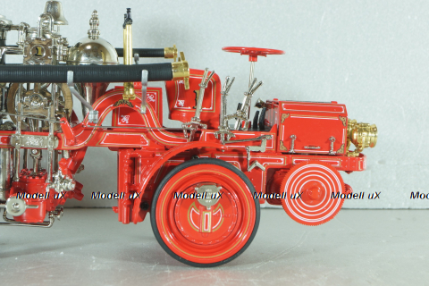 Christie front-wheel drive steam automobile from 1912, red, Franklin Mint 1:24
