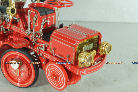 Christie front-wheel drive steam automobile from 1912, red, Franklin Mint 1:24