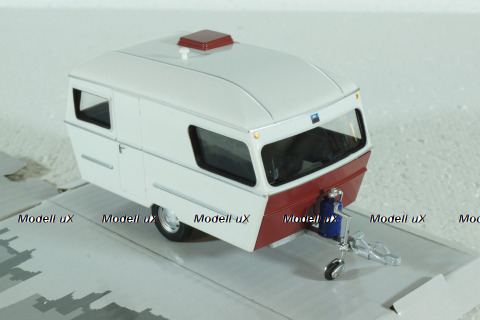 Прицеп DIV.CARAVAN IV 1990 WHITE, Cararama 1:43