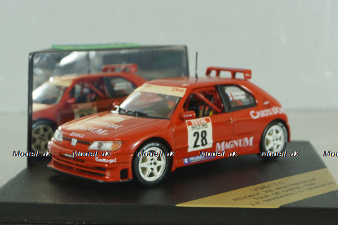 Peugeot 306 Maxi #28 Tour De Corsa 1998, J.P.Manzagol/D.Savignoni, red, V98171, Vitesse 1:43