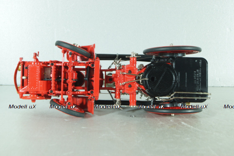 Christie front-wheel drive steam automobile from 1912, red, Franklin Mint 1:24