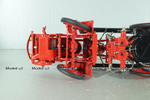 Christie front-wheel drive steam automobile from 1912, red, Franklin Mint 1:24