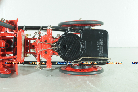 Christie front-wheel drive steam automobile from 1912, red, Franklin Mint 1:24