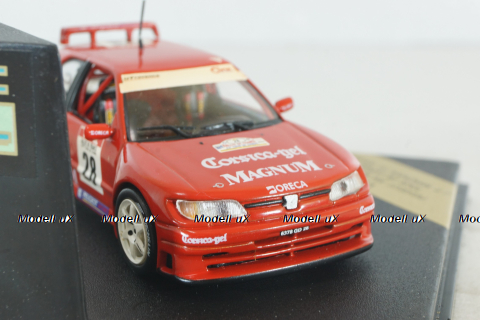 Peugeot 306 Maxi #28 Tour De Corsa 1998, J.P.Manzagol/D.Savignoni, red, V98171, Vitesse 1:43