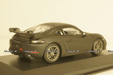Porsche 718 Cayman GT4 Clubsport 2020 Matt Black, 410196101, Minichamps 1:43