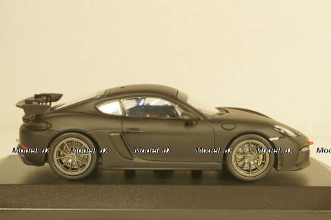 Porsche 718 Cayman GT4 Clubsport 2020 Matt Black, 410196101, Minichamps 1:43