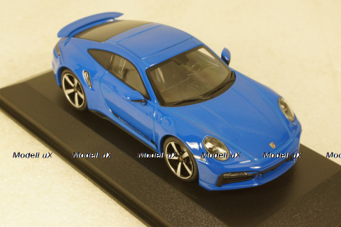 Porsche 911 (992) Turbo S 2020, blue, 410069474, Minichamps 1:43
