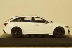 Audi RS6 Avant 2019, white metallic, 410018012, Minichamps 1:43